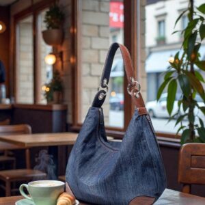 Denim Hobo Bag