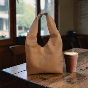 Beige Hobo Bag